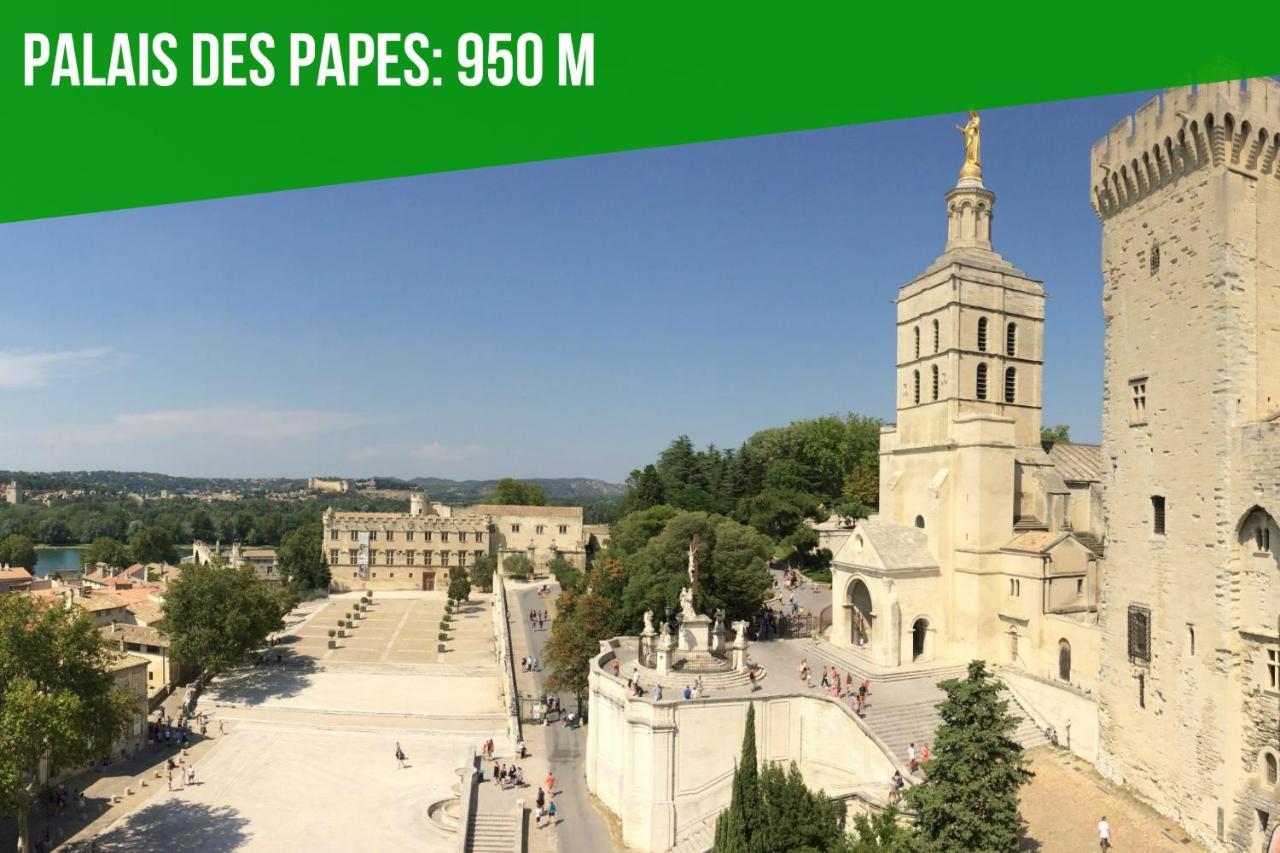 Au Coeur Des Platanes - Parking Gratuit Sous-Terrain - Clim - Balcon Lägenhet Avignon Exteriör bild