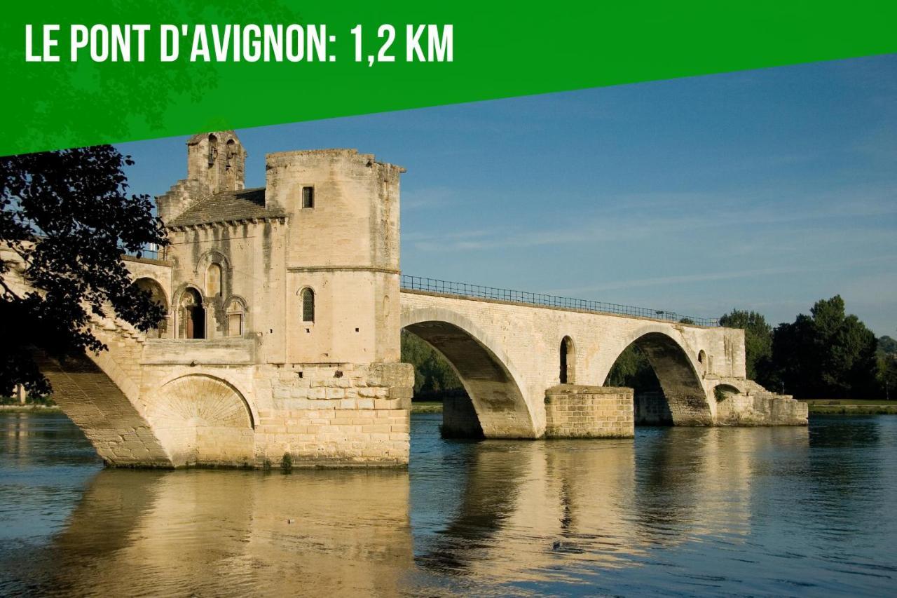 Au Coeur Des Platanes - Parking Gratuit Sous-Terrain - Clim - Balcon Lägenhet Avignon Exteriör bild